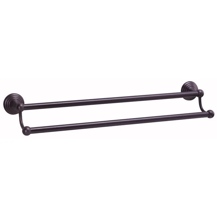 Towel Bar Embassy Bath 30 Inch Double Chocolate Bronze Brass 5-13/16 Inch