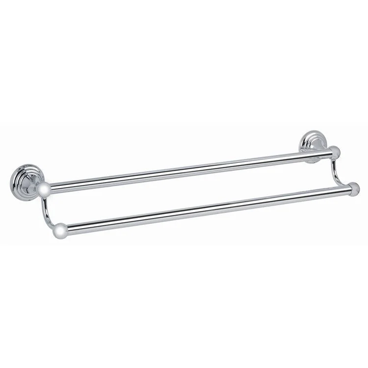 Towel Bar Embassy Bath 30 Inch Double Unlacquered Brass 5-13/16 Inch