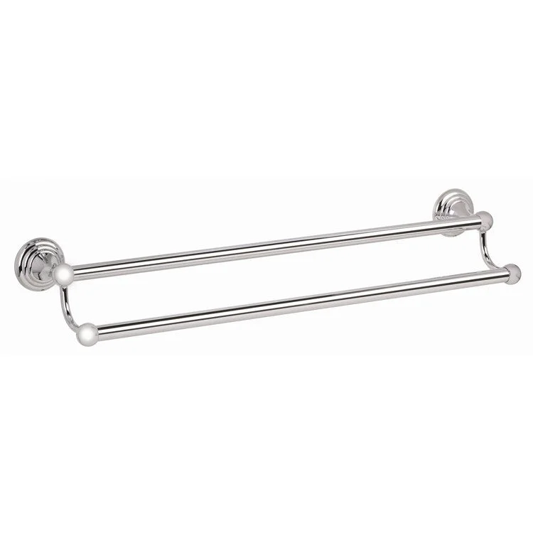 Towel Bar Embassy Bath 30 Inch Double Polished Nickel Brass 5-13/16 Inch