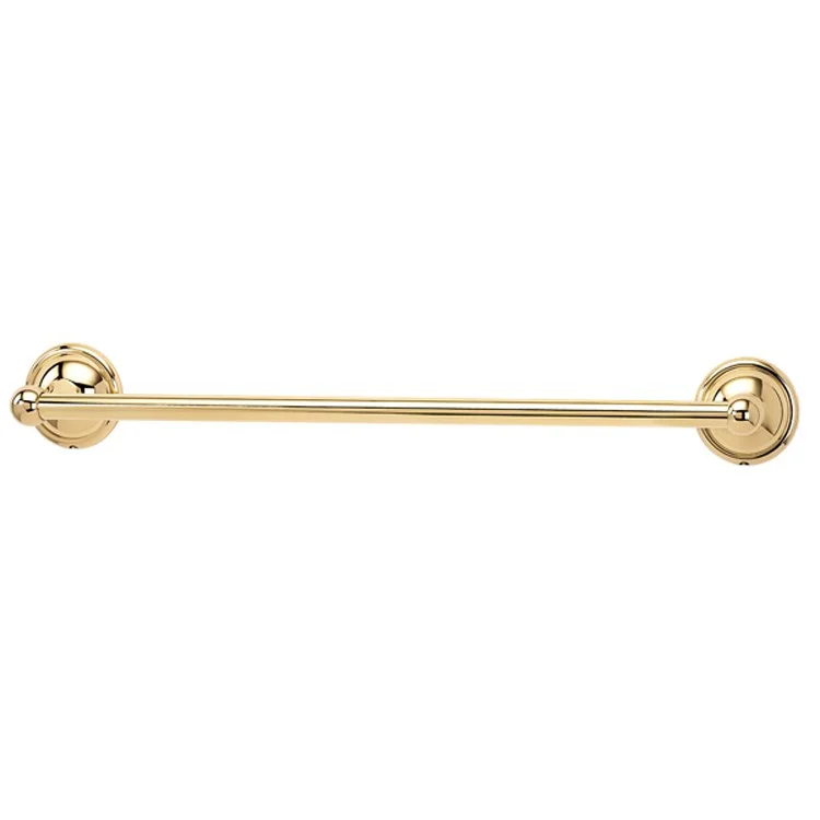 Towel Bar Yale Bath 18 Inch Polished Brass 3-1/8 Inch