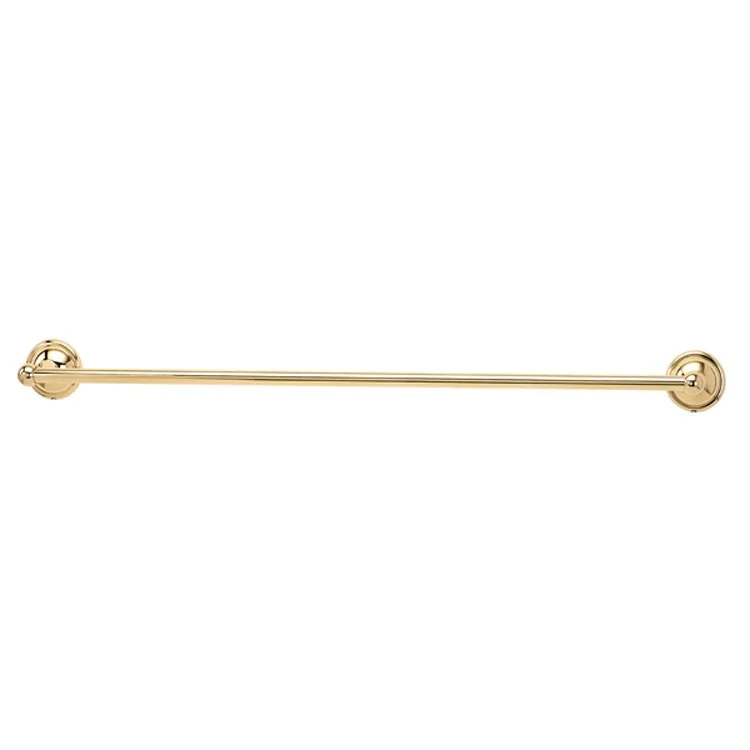 Towel Bar Yale Bath 30 Inch Polished Brass 3-1/8 Inch