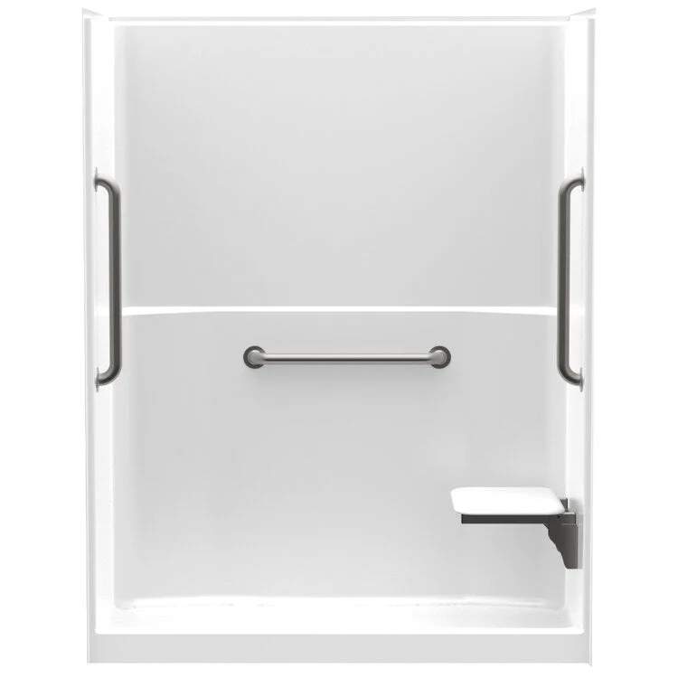 Shower Module 58 x 33 x 76-1/4 Inch Acrylic White 1 Pieces