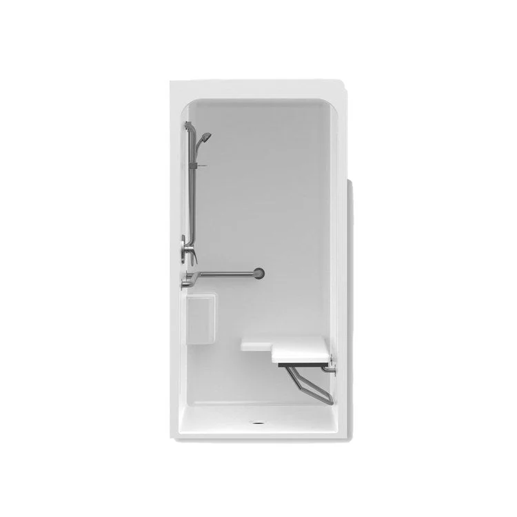 Shower Module 1 Peice 36 x 36 Inch Center Drain White