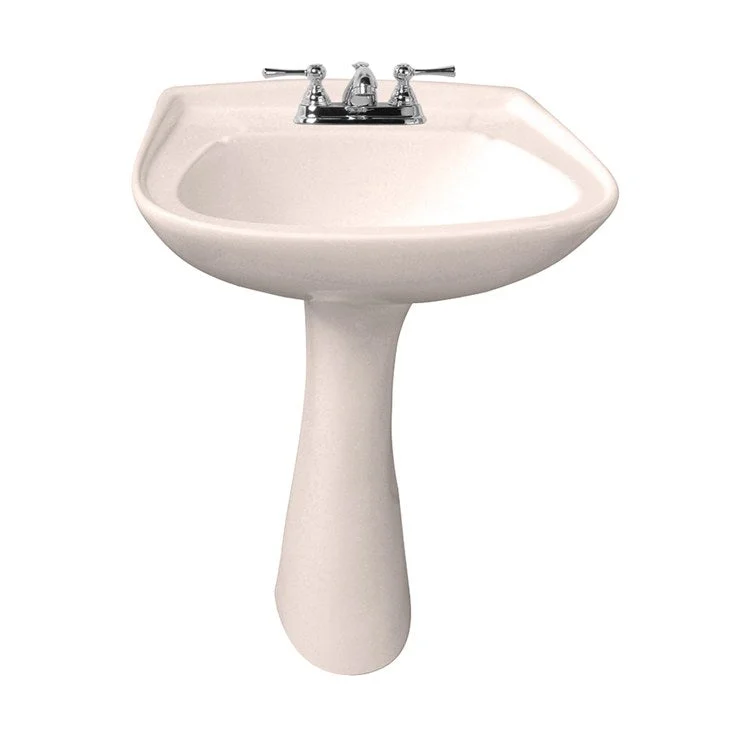 Pedestal Lavatory Hartford Centerset Bisque Rectangular