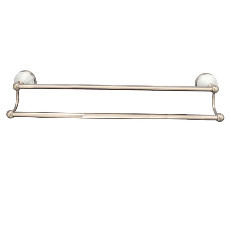 Towel Bar 24 Inch Anja Brushed Nickel Brass 6-1/8 Inch