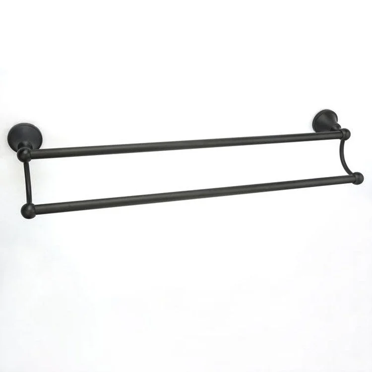 Towel Bar 18 Inch Gleason Matte Black Brass 6 Inch