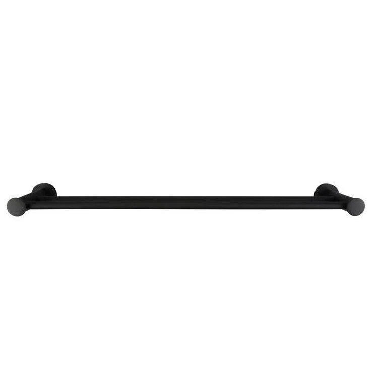 Towel Bar 18 Inch Plumer Matte Black Brass 5-3/8 Inch