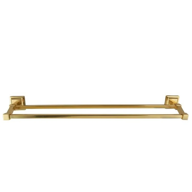 Towel Bar 18 Inch Stanton Double Antique Brass 5-1/8 Inch