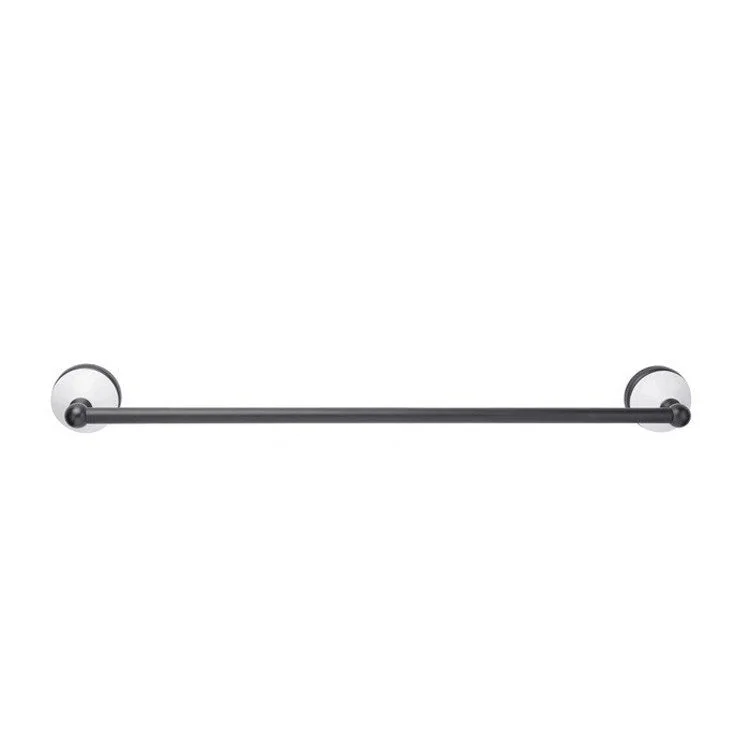 Towel Bar 18 Inch Anja Matte Black Brass 3-1/2 Inch