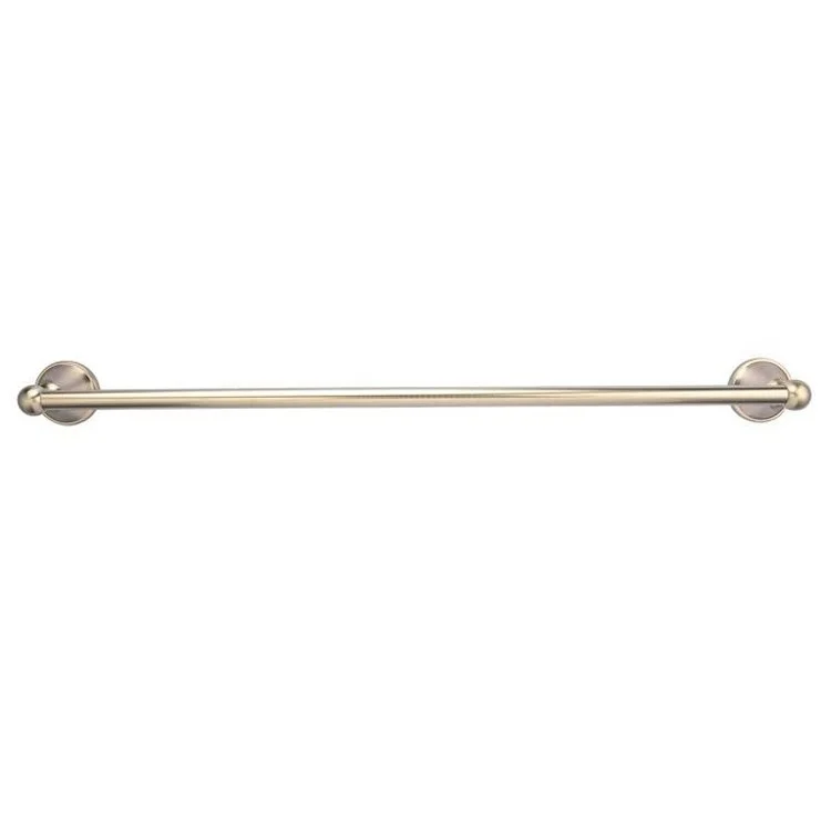 Towel Bar 18 Inch Gleason Brushed Nickel Brass 3-1/2 Inch