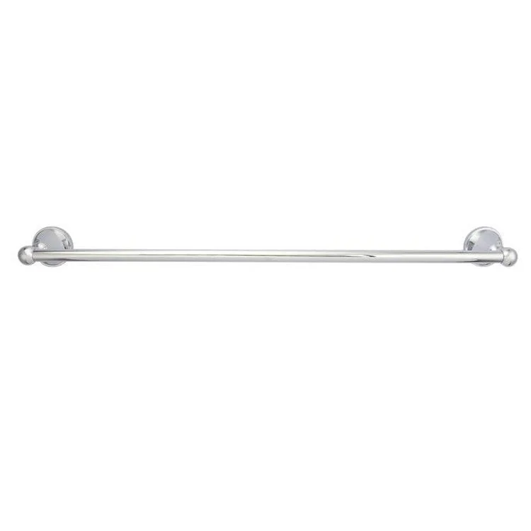 Towel Bar 18 Inch Gleason Polished Chrome Brass 3-1/2 Inch