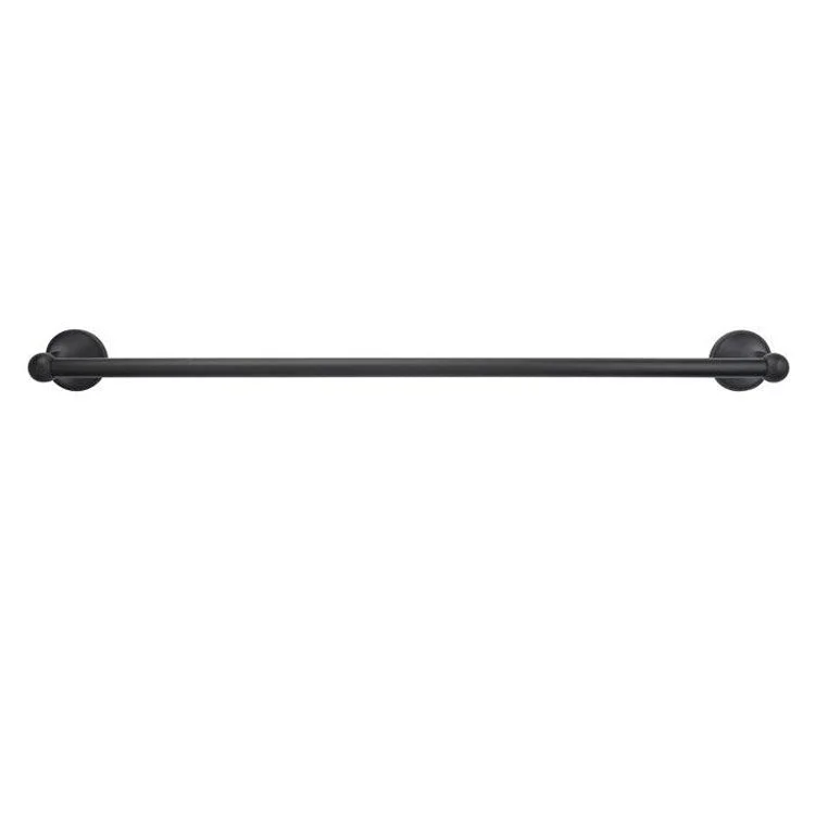 Towel Bar 18 Inch Gleason Matte Black Brass 3-1/2 Inch