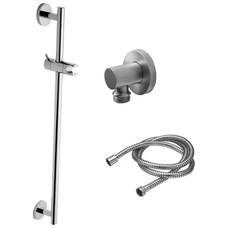 Tiburon Wall-Mount Handshower Slide Bar Kit - Polished Chrome