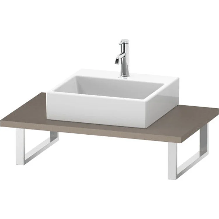 Lavatory Console L-Cube Linen Single Basin 31-1/2 x 21-5/8 Inch 1-1/8 Inch