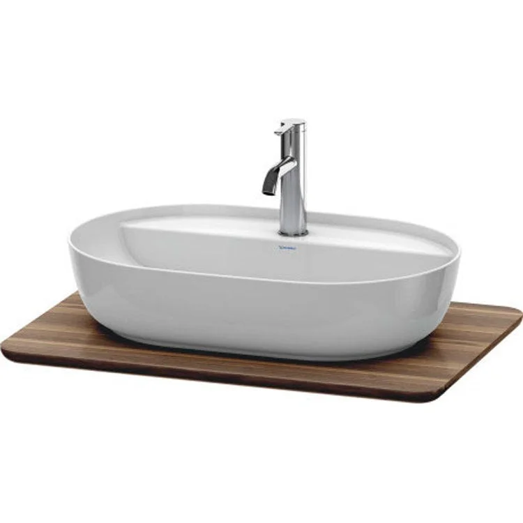 Lavatory Console Luv American Walnut Single Basin Massive 18-3/4 x 27-1/8 Inch