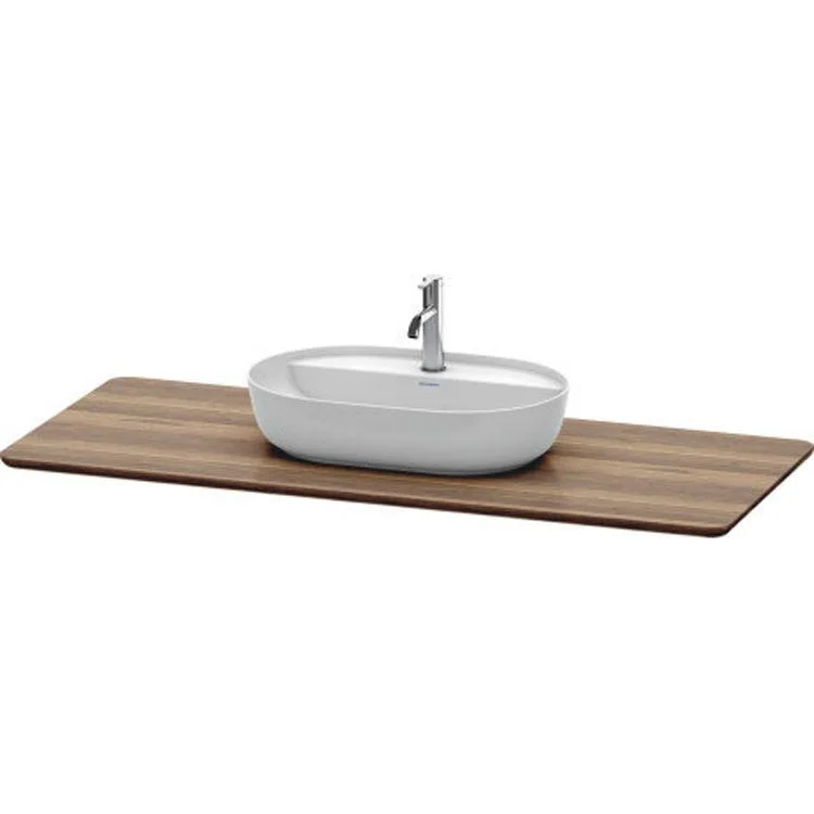 Lavatory Console Luv American Walnut Single Basin 54-5/8 x 23-3/8 Inch