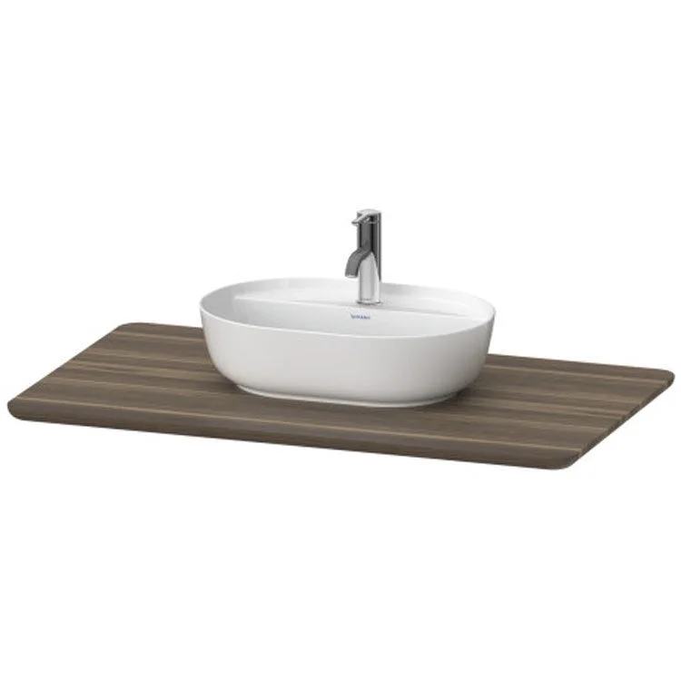 Lavatory Console Luv American Walnut Single Basin Massive 23-3/8 x 38-7/8 Inch