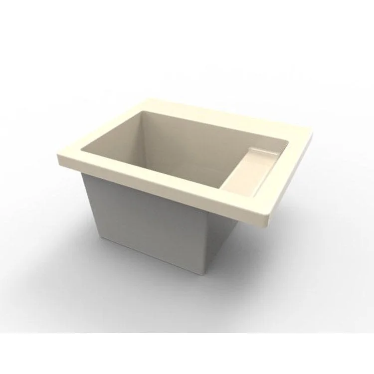 Wash Sink Petopia Sink with Digital Switch Biscuit Acrylic Drop-In Mount 26 x 21 x 14 Inch