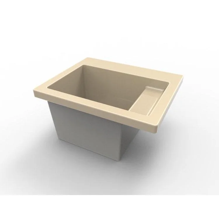 Wash Sink Petopia Sink with Digital Switch Bone Acrylic Drop-In Mount 26 x 21 x 14 Inch