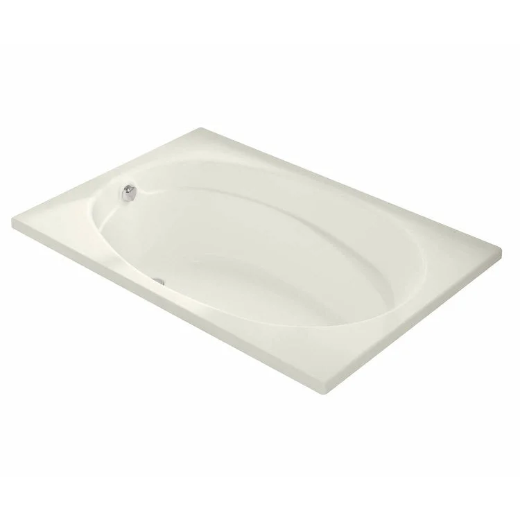 Tub Temple 60 x 42 Inch Alcove Whirlpool II End Biscuit Acrylic