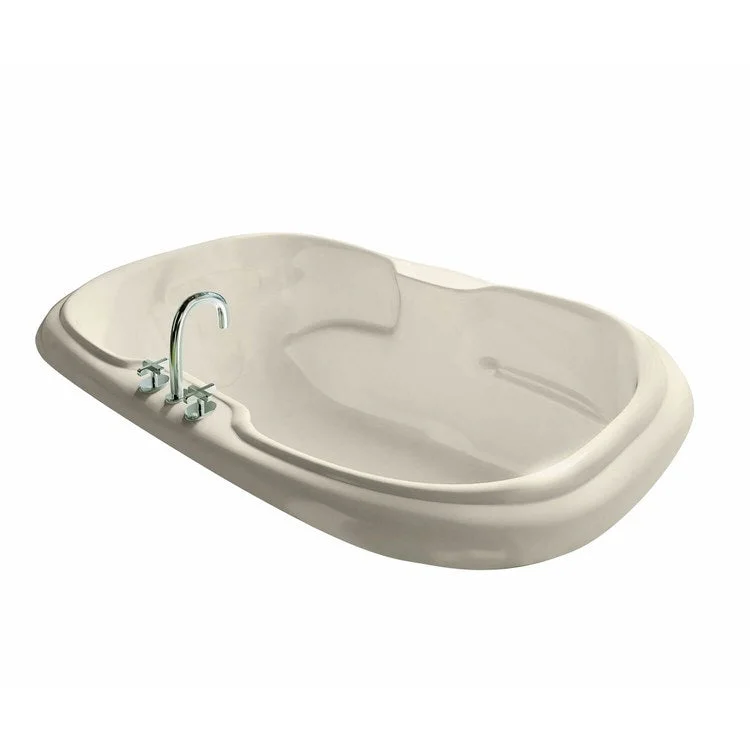 Tub Calla 66 x 42 Inch Drop-In Hydromax Center Bone Acrylic