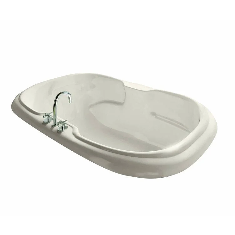 Tub Calla 66 x 42 Inch Drop-In Hydromax Center Biscuit Acrylic