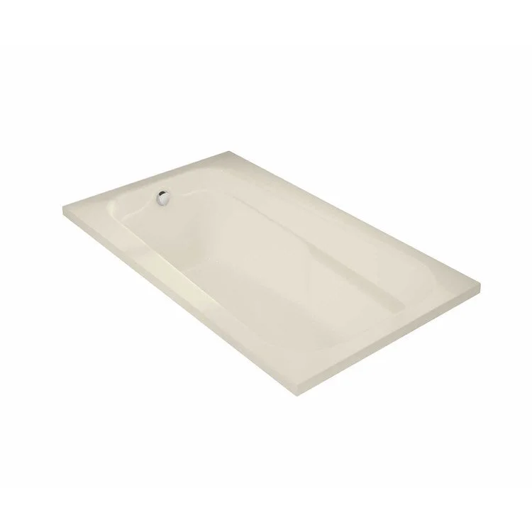 Tub Tempest 60 x 36 Inch Alcove Whirlpool End Bone Acrylic