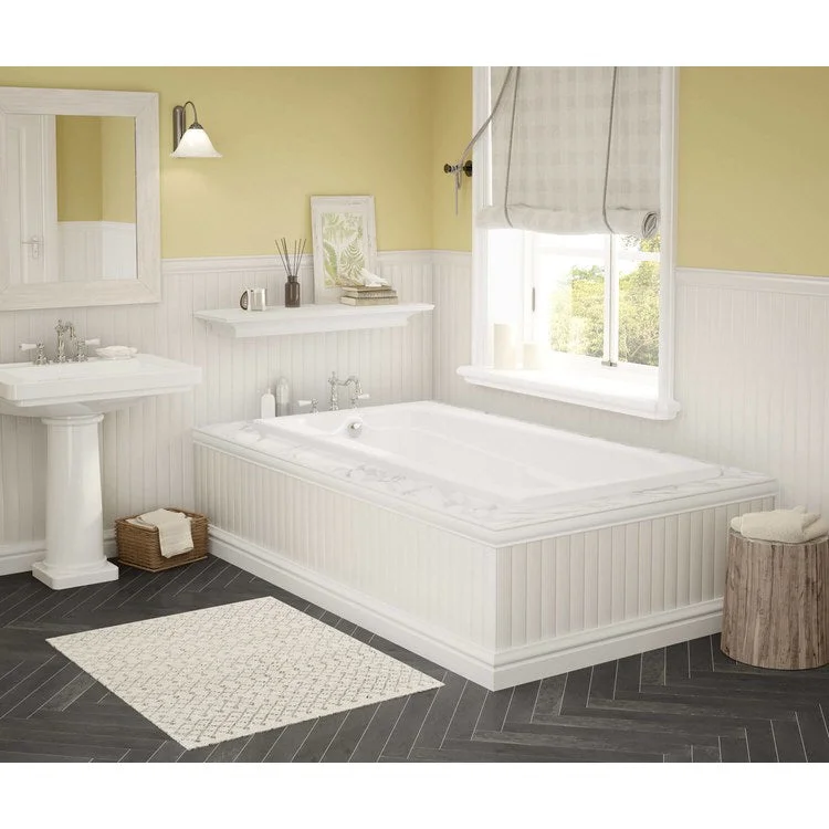 Tub Timeless 72 x 36 Inch Alcove Aeroeffect End White Acrylic