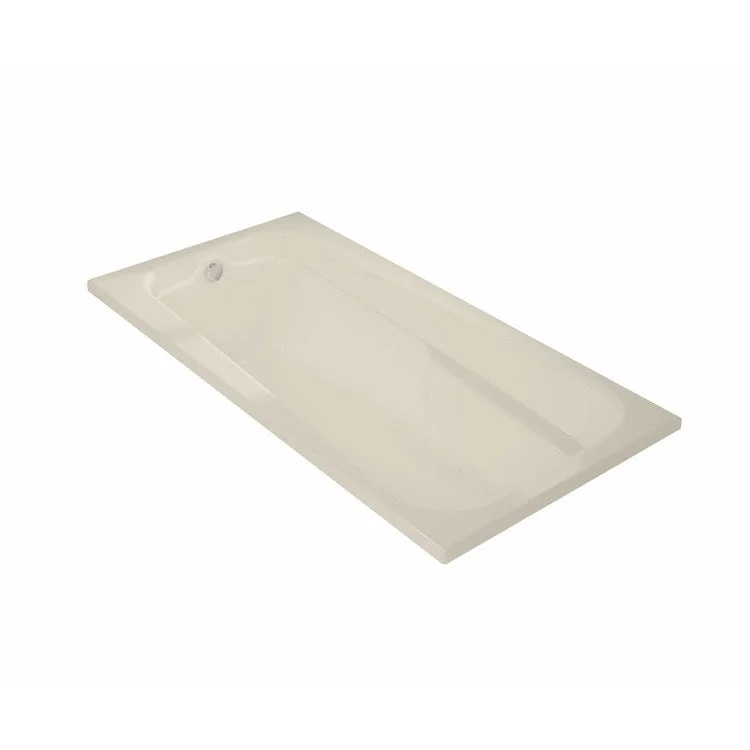 Tub Timeless 72 x 36 Inch Alcove Aeroeffect End Bone Acrylic