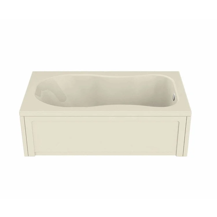 Tub Topaz 60 x 32 Inch Alcove Hydromax End Bone Acrylic