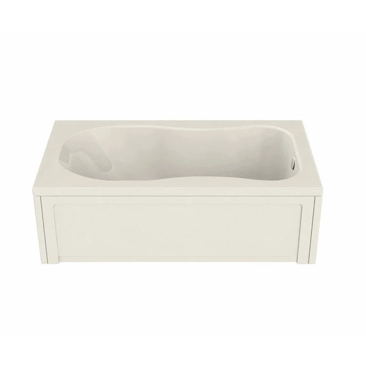 Tub Topaz 60 x 32 Inch Alcove Hydromax End Biscuit Acrylic