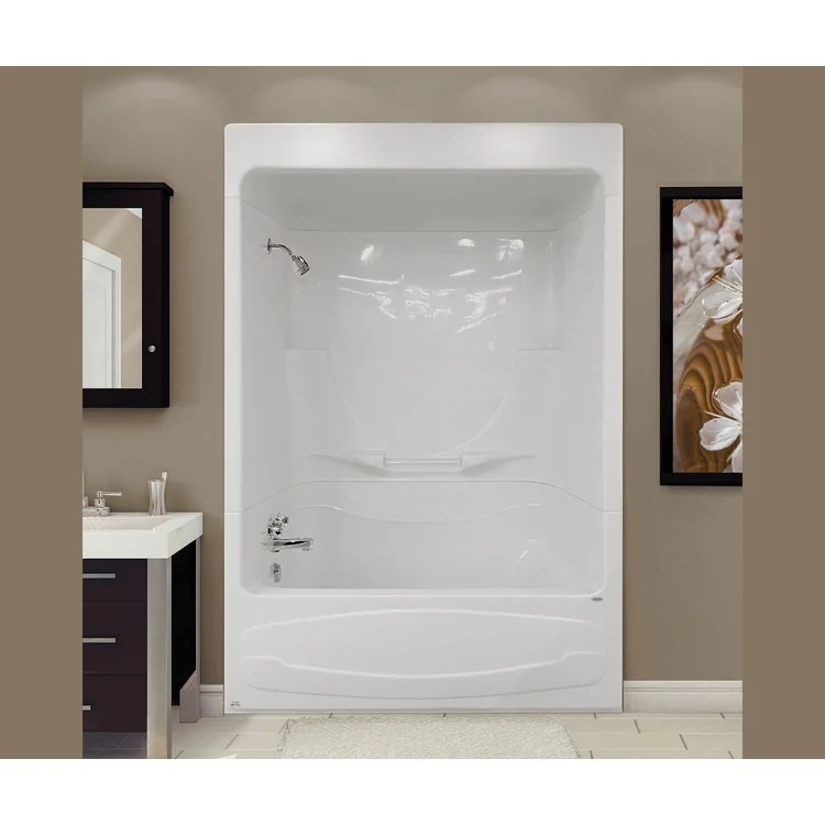 Tub Figaro I 59 x 32 Inch Alcove Whirlpool Left Hand White Acrylic