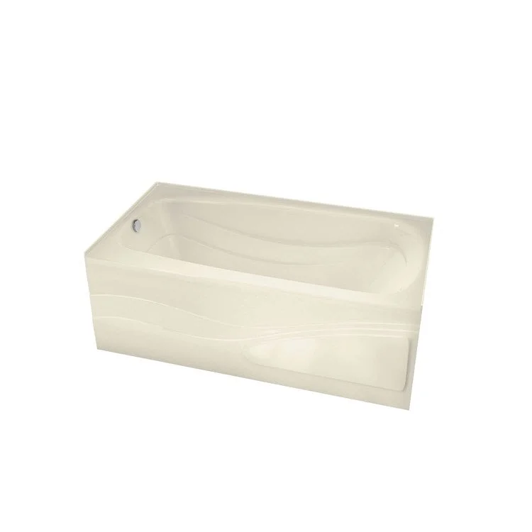 Tub Tenderness 60 x 32 Inch Alcove Combined Whirlpool Aeroeffect Left Hand Bone Acrylic