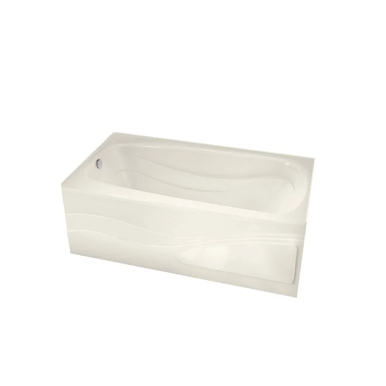 Tub Tenderness 60 x 32 Inch Alcove Combined Whirlpool Aeroeffect Left Hand Biscuit Acrylic