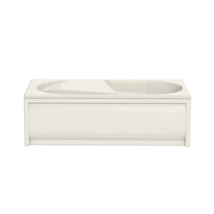 Tub Baccarat 72 x 36 Inch Alcove Aerofeel End Biscuit Acrylic