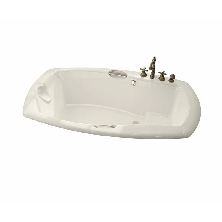 Tub Release 72L x 36W Inch Drop-In Combined Hydromax Aerofeel Center Biscuit Acrylic