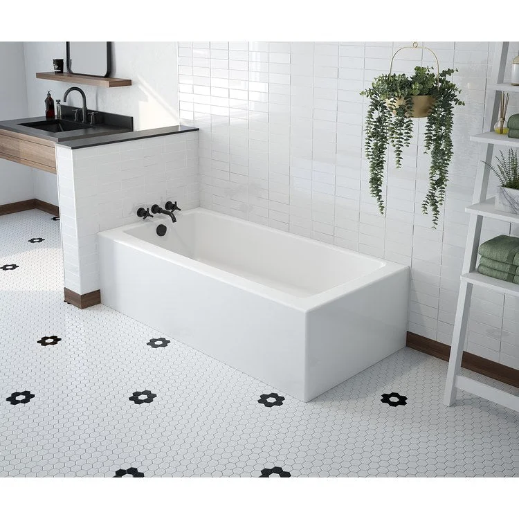 Tub Mackenzie AFR 60L x 30W Inch Corner Access Right Hand White AcrylX