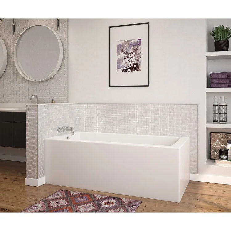 Tub Nomad AFR 60L x 30W Inch Corner Left Hand White AcrylX