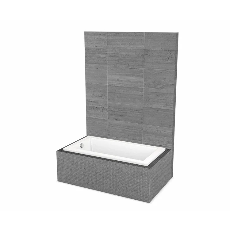 Tub Modulr 60 x 32 Inch Drop-In End White Acrylic