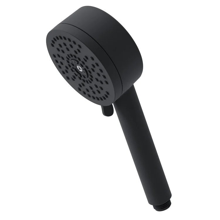 Handshower Non-Positive Shut-Off Matte Black Full Massage Dual Center Waterfall Spa Pause ADA 1.5 Gallons per Minute 4 Inch