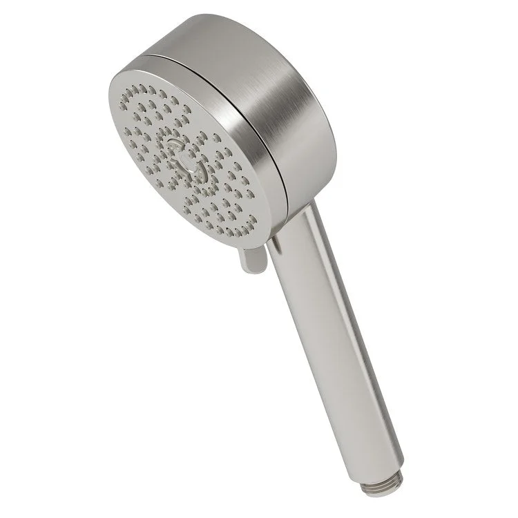 Handshower Non-Positive Shut-Off Satin Nickel Full Massage Dual Center Waterfall Spa Pause ADA 1.5 Gallons per Minute 4 Inch